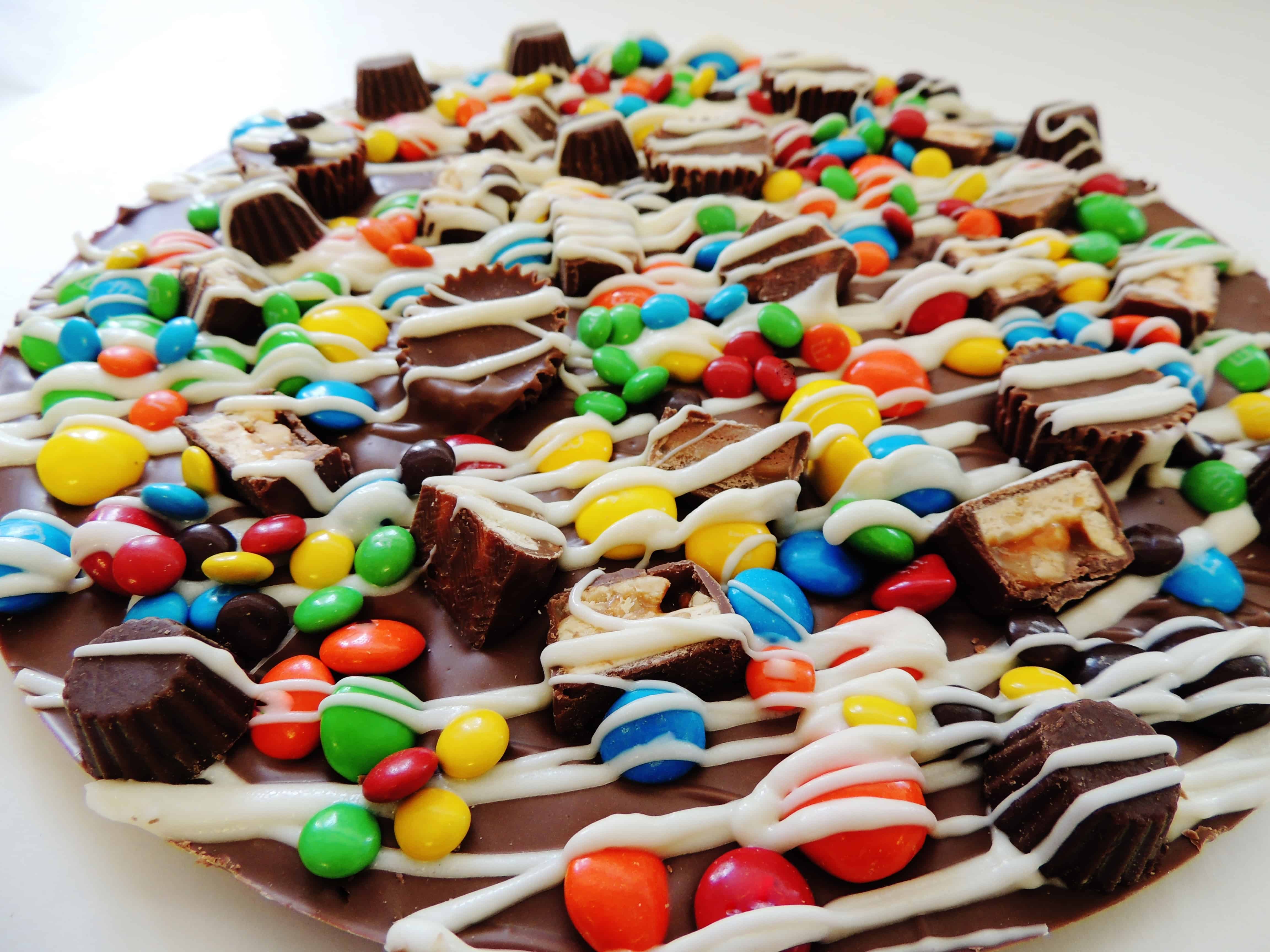 Chocolate Pizza Candy Avalanche supreme pizza