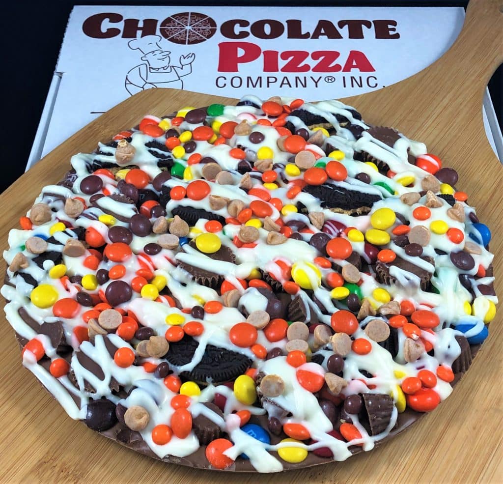 Chocolate Peanut Butter Pizza