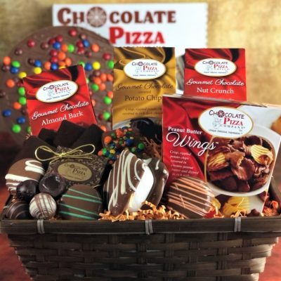 gift basket with best chocolate ever
