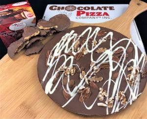 combo nuts chocolate pizza