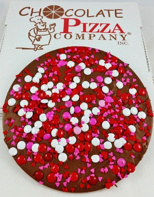 Crazy for You Chocolate Pizza | unique Valentines gift