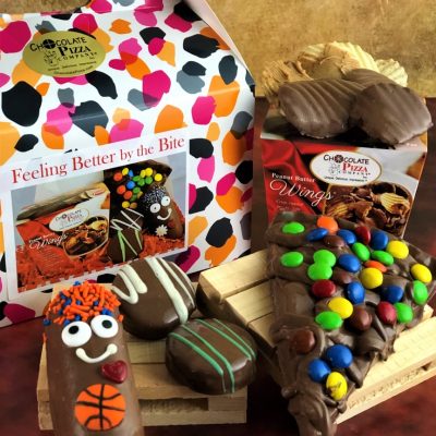 get well soon basket tote of chocolates