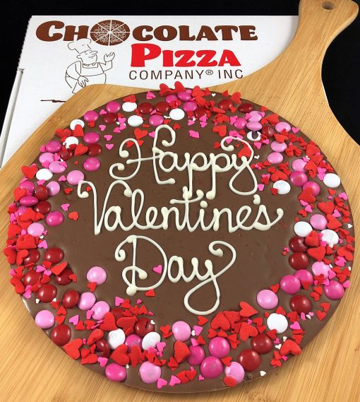 happy valentines day Chocolate Pizza