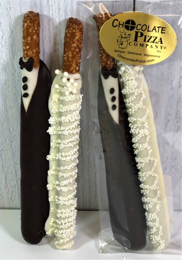 Wedding ChocolateCovered Pretzels Chocolate Pizza