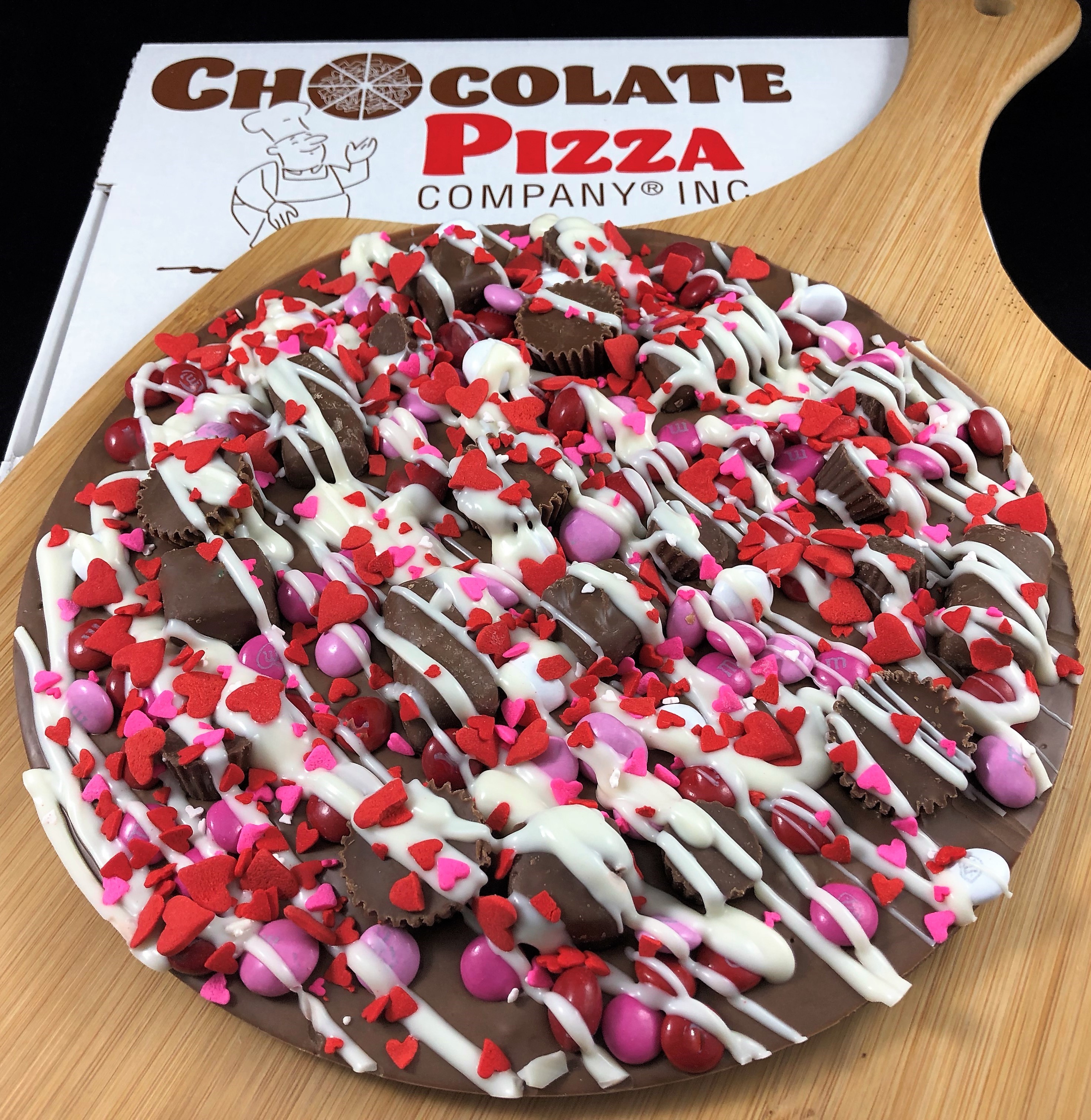 Love in Every Bite | Valentine Avalanche Chocolate Pizza