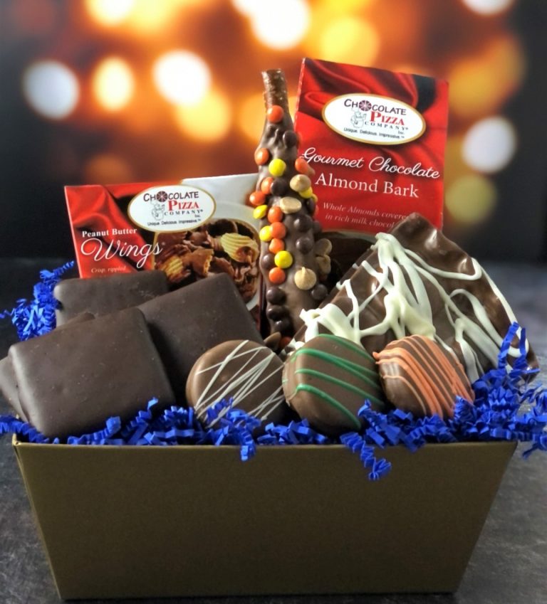 Chocolate Lovers Gift Basket Milk or Dark Chocolate