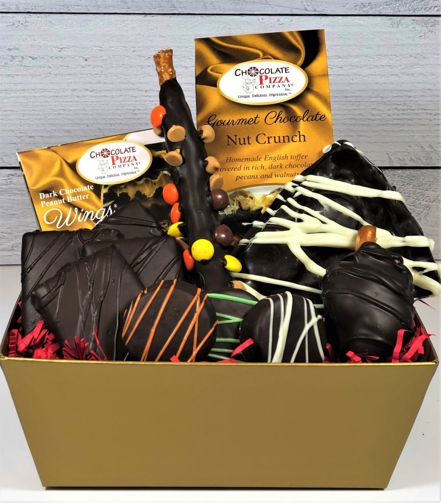 Dark Chocolate Lover's Gift Basket Chocolate Pizza