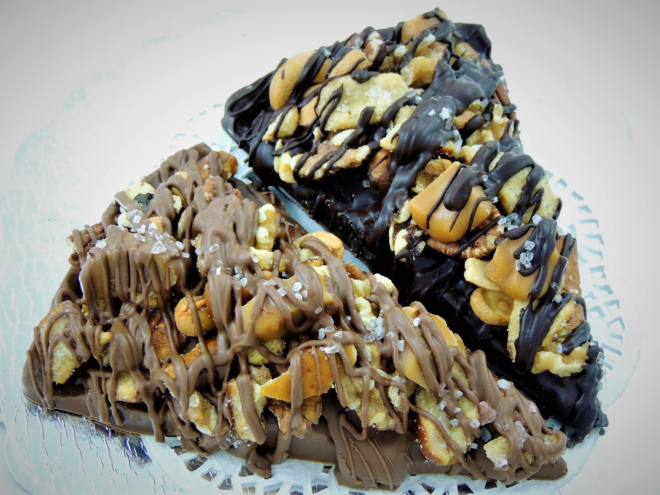 Drumstick Slice caramel, nuts, pretzels, sea salt Chocolate Pizza Slice