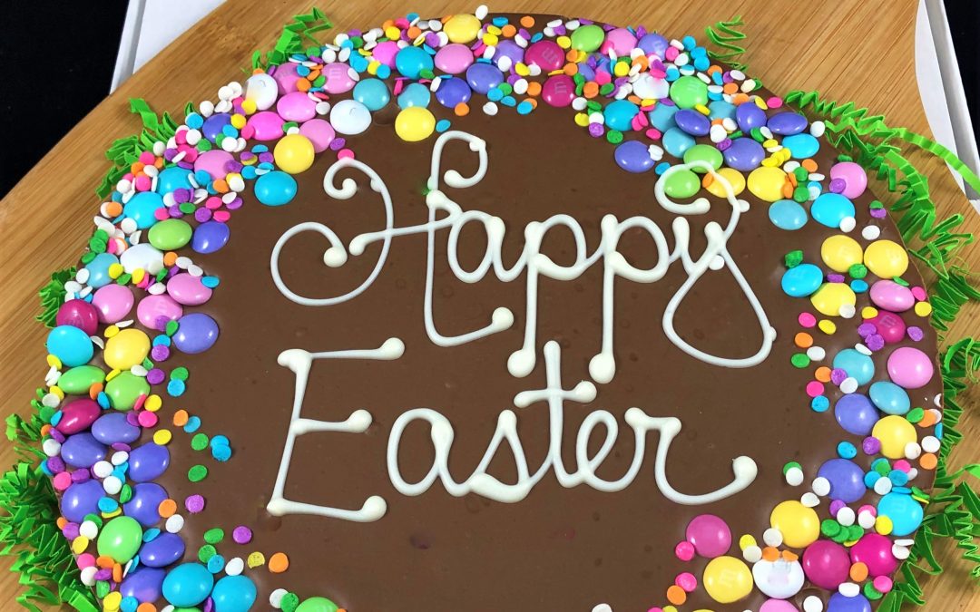 Easter Chocolate Has Evolved | Chocolate Pizza Helps the Easter Bunny