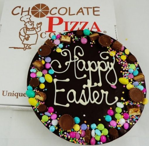 Happy Easter Chocolate Pizza avalanche border