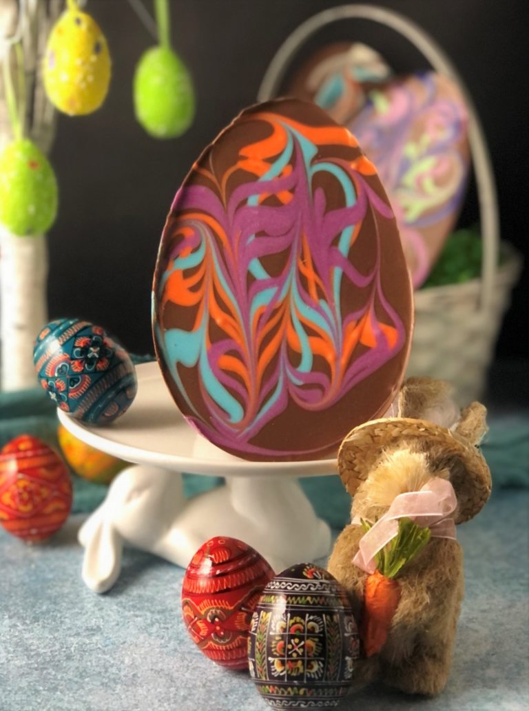 Delightful Pastel Chocolate Easter Egg