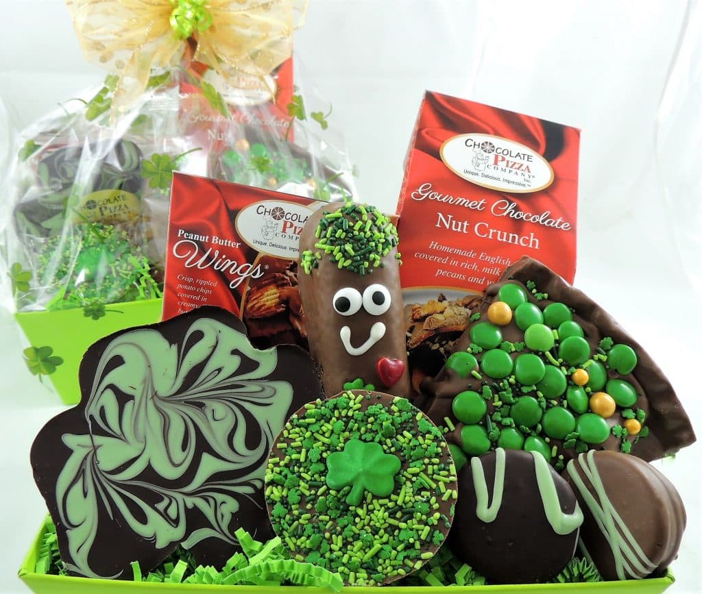 St. Patrick's Day Irish Gift Basket Chocolate Pizza