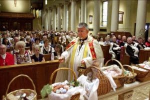 Easter baskets blessing