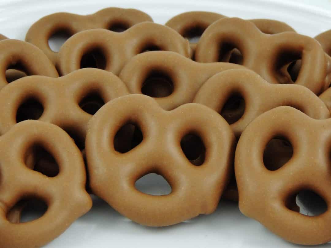 Fundraiser Gourmet Chocolate Covered Pretzel Twists, milk chocolate