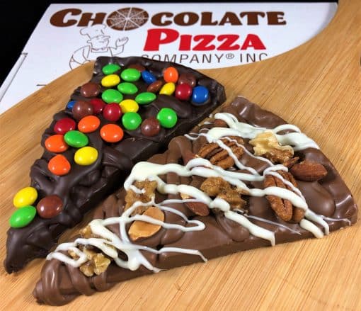 chocolate pizza slice