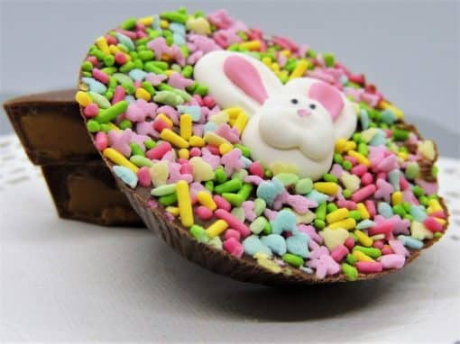 Easter bunny chocolate peanut butter cup