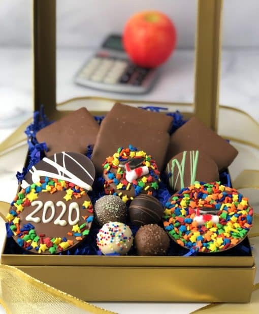 hats off graduate gift box of chocolates