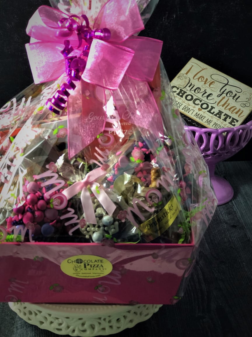 For Mom with Love Mothers Day Gift Basket with her