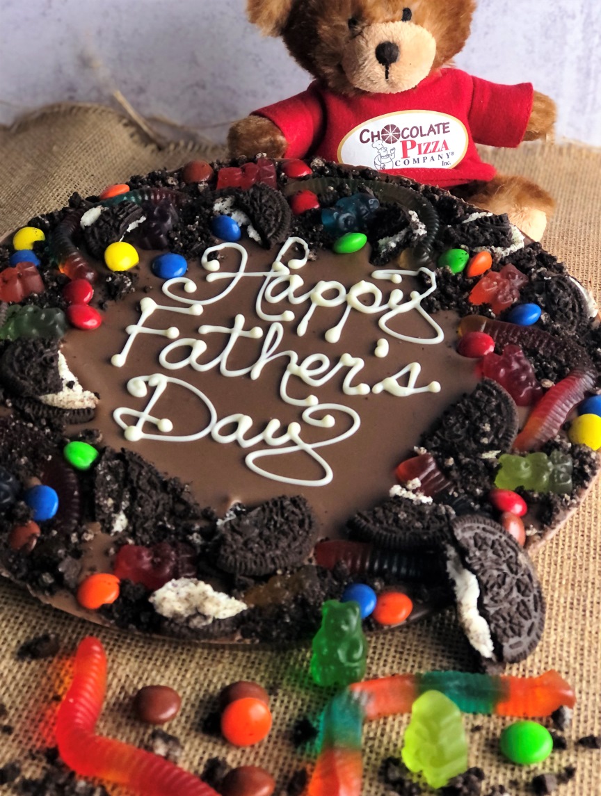 864px x 1145px - Happy Father's Day Chocolate Pizza - Gift Idea for Dad