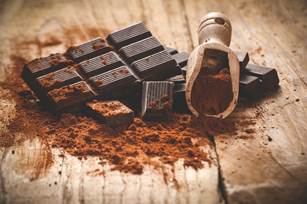 Chocolate and cocoa powder