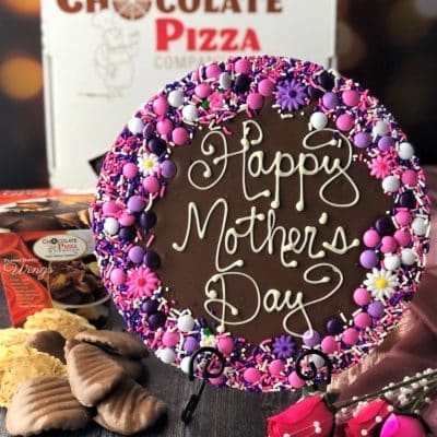 combo Mother's Day Chocolate Pizza and Peanut Butter Wings