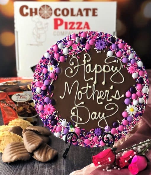 combo Mother's Day Chocolate Pizza and Peanut Butter Wings