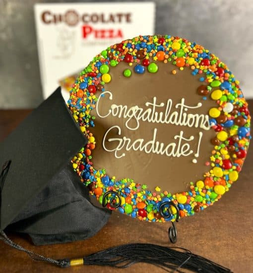 congratulations graduate chocolate pizza