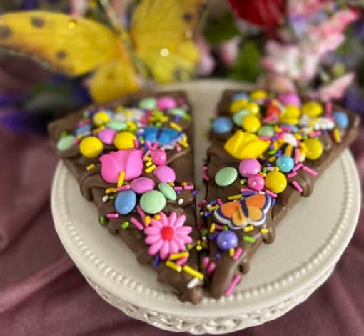 flowers for mom chocolate pizza slice