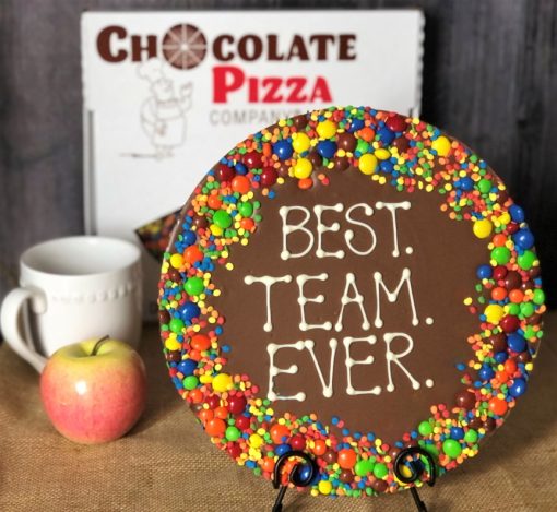 best team ever custom chocolate pizza