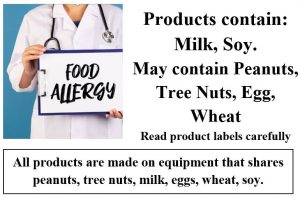 food allergy warning information