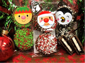 Chocolate covered cookies stocking stuffers
