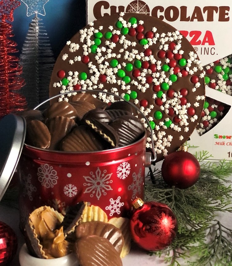 chocolate holiday gift basket