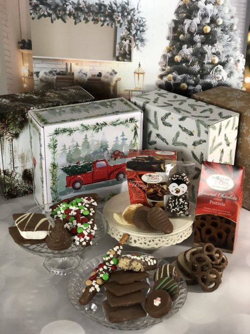 Deck the Halls Chocolate Gift Box  Delicious Holiday Treats